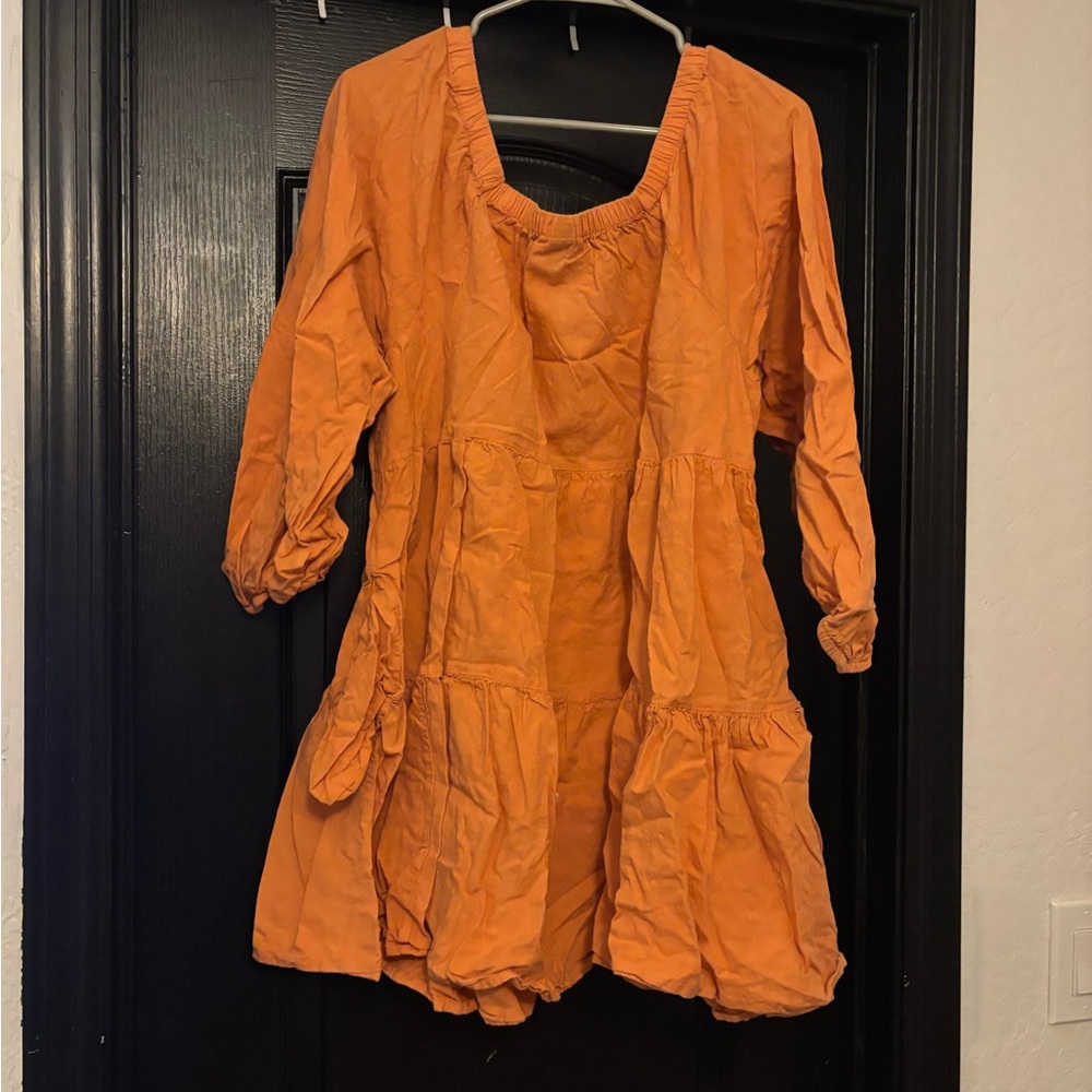 Universal Thread Vibrant Orange Mini Dress
